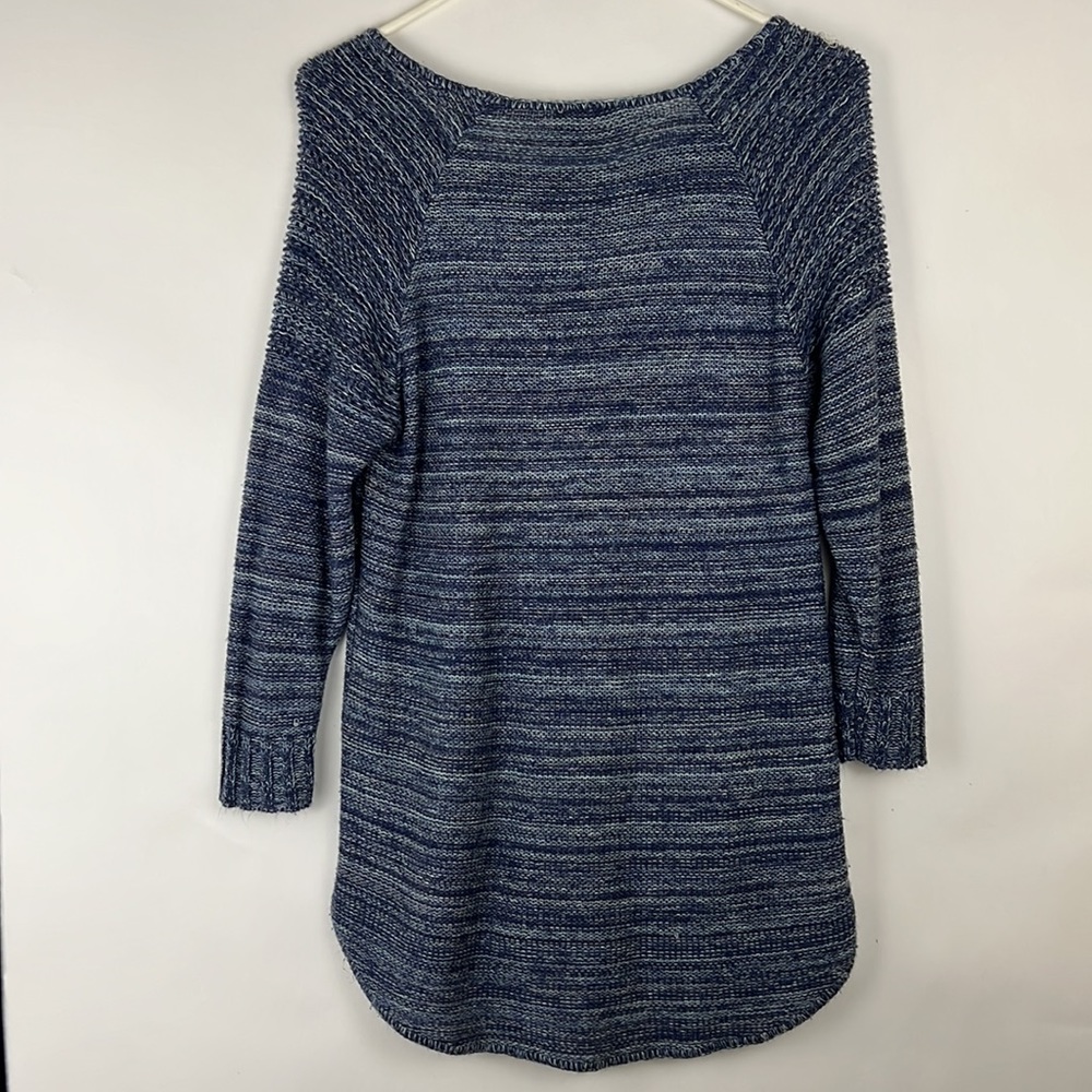 212 New York long sleeve lightweight SOFT sweater blue M - Picture 2 of 9